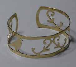 Armband mässing bredd 24mm 300:-