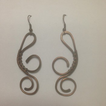 Örhänge 58mm 150:-