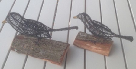 Fåglar 15 och 18 cm 225:-/st